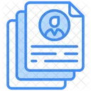 Candidate Profile Cv Resume Icon
