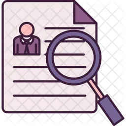 Candidate Resume  Icon