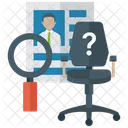 Candidate Search Human Resource Recruitment Icon