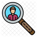 Recruitment Employee Search Find Icon