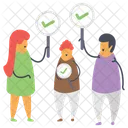Candidate Selection Recruitment Hiring Icon