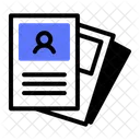 Candidates Cv Recruitment Icon