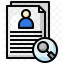 Candidato a contratação  Ícone
