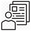 Candidatura de Trabalho  Ícone