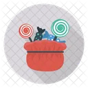 Candies Toffee Bag Icon