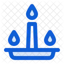 Candle Lamp Diwali Icon