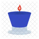 Candle Light Decoration Icon