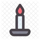 Candle Light Illumination Icon