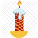 Candle Decoration Winter Icon