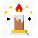 Candle Christmas Winter Icon