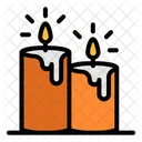 Candle Thanksgiving Celebration Icon