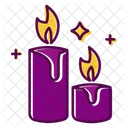 Candle Flames Light Icon