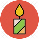 Candle Burning Church Icon
