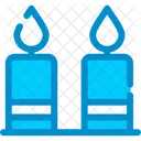 Candle Illumination Wax Icon