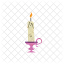 Candle Luminous Flaming Icon