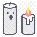 Candle Flame Halloween Icon