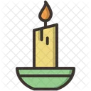 Candle Light Winter Icon