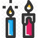 Candle Birthday Decoration Icon