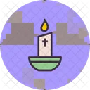 Candle Light Easter Icon
