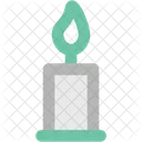 Candle Burning Decoration Icon