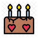 Candle Cake Sweets Icon