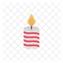 Candle Christmas Party Icon