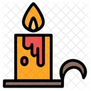 Candle Candelabra Spooky Icon
