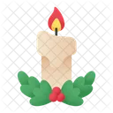 Candle Christmas Candle Ornament Icon