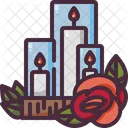 Candle Love And Romance Romantic Icon