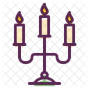 Candle Light Candelabra Icon