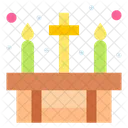 Candle Church Muertos Icon