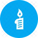 Candle Flame Decoration Icon