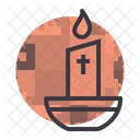 Candle Light Easter Icon