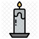 Candle Bulb Electricity Icon