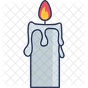 Candle Decoration Fire Icon
