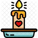 Candle Valentines Day Lovely Icon