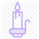 Candle Light Ornament Icon