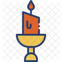 Candle Fire Warm Icon