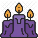Candle Fire Light Icon