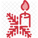 Candle Celebration Christmas Icon