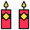 Candle Christmas Fire Icon