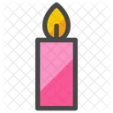 Candle Fire Torch Icon