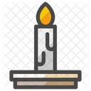 Candle Holder Fire Icon