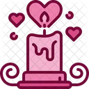 Candle Love Decoration Icon