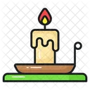 Candle Burning Luminous Icon