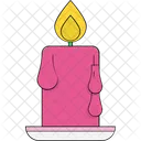 Candle Candle Burning Decoration Icon