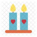 Candle Candles Heart Icon