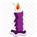 Candle Halloween Candle Halloween Burning Candle Icon