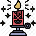 Candle Fire Halloween Icon