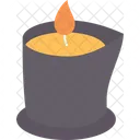 Candle Massage Aromatherapy Icon